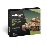 Vallejo 770255 - Farb-Set AFV Color WWII (16 x 18 ml)